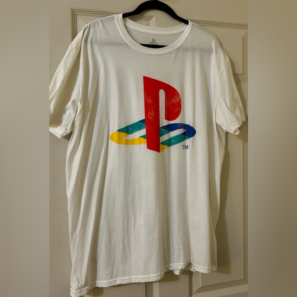 3/$15 EUC PLAYSTATION GRAPHIC TEE CASUAL NOSTALGIA 90S Y2K